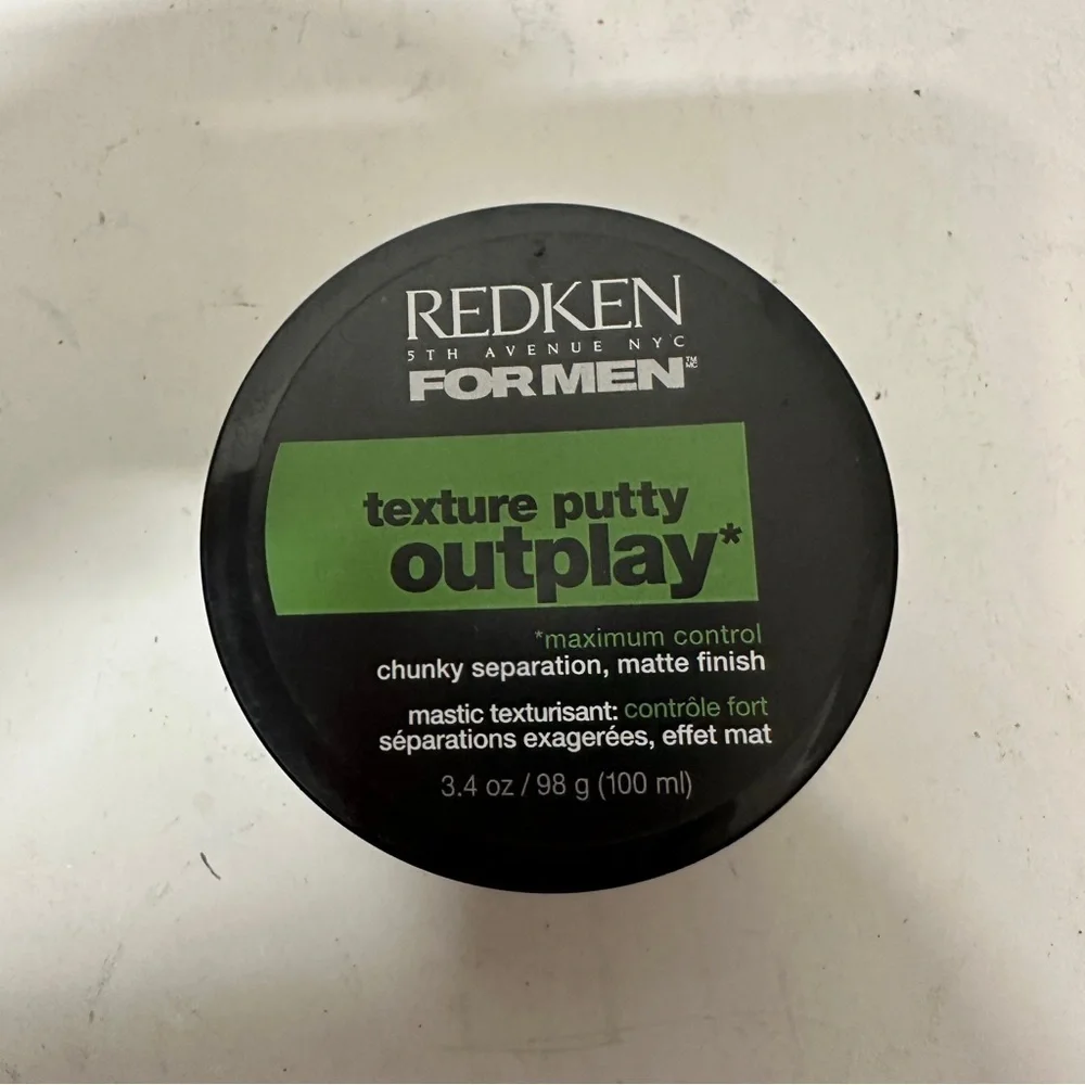 Redken For Men Texture Putty Outplay Maximum Control 3.4 OZ HTF
